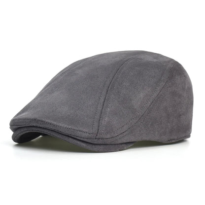 Winter Autumn Vintage Newsboy Cap Hat Men Women Casual Beret Solid Cap