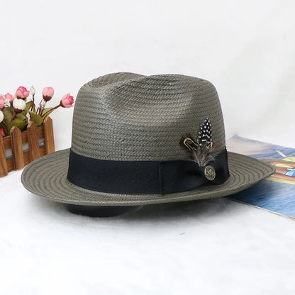 Weave Straw For Men & Women, Summer Sun UV Protection Hat