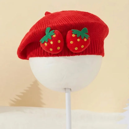Toddler Headwear Baby Girls Knitted Beret Hat 2026
