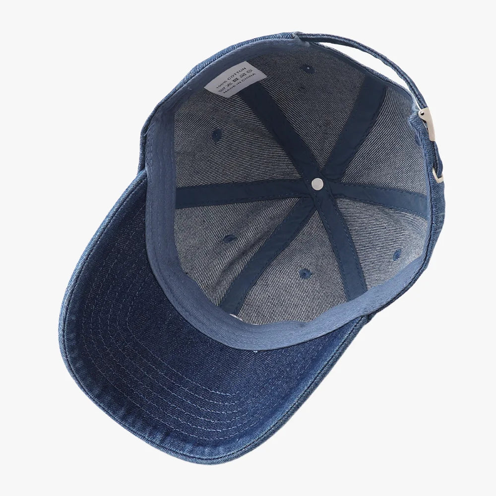 2025 New Vintage Denim Visors Hat Fashion Jeans Baseball Cap
