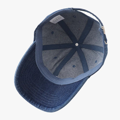 2025 New Vintage Denim Visors Hat Fashion Jeans Baseball Cap