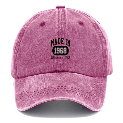 Customize 1968 Vintage Washed Cotton Baseball Cap