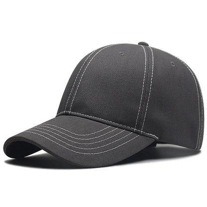 Baseball Cap Denim Jeans Men Women Curve Bill Fitted Hat