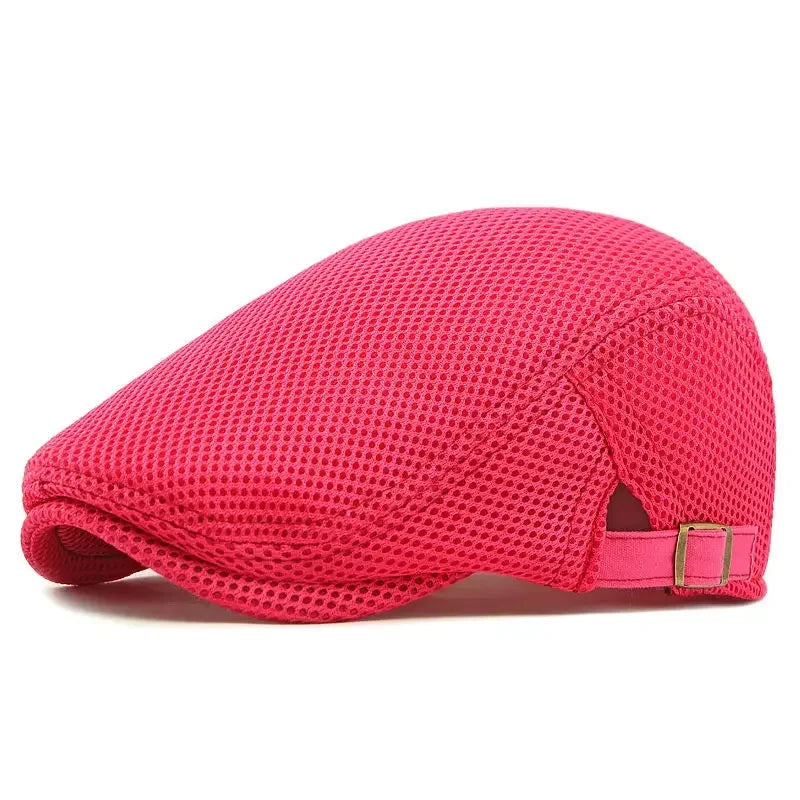 Spring And Summer Polyester Print Newsboy Caps