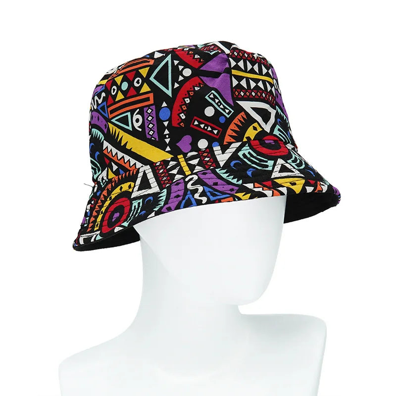 Fashionable Bucket Hats Letter Print Fisherman Hat Summer Sun For Women Men
