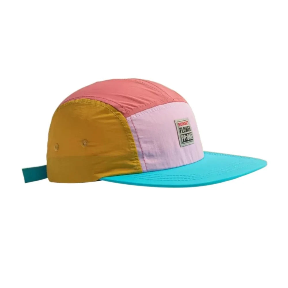 Casual Japanese Style Hip-Hop Hats 5 Panel Quick-Drying Flat Brimmed Baseball Cap