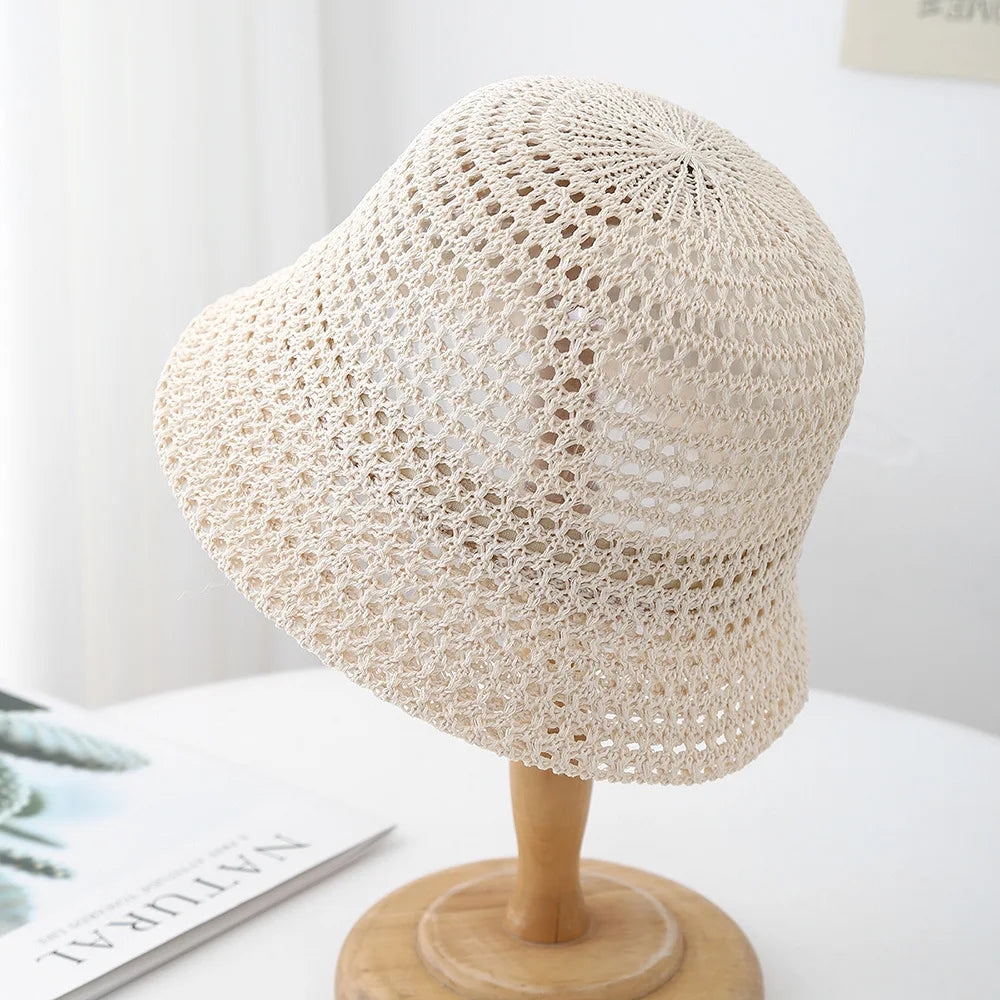 Women Foldable Sun Hat Breathable Beach Cap