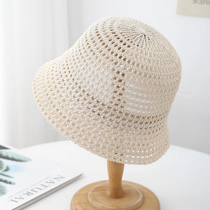 Women Foldable Sun Hat Breathable Beach Cap