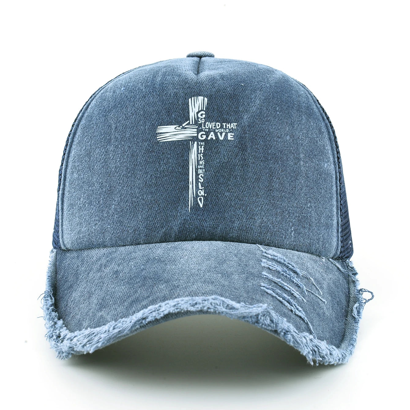 Washed Denim Pink Baseball Cap Women