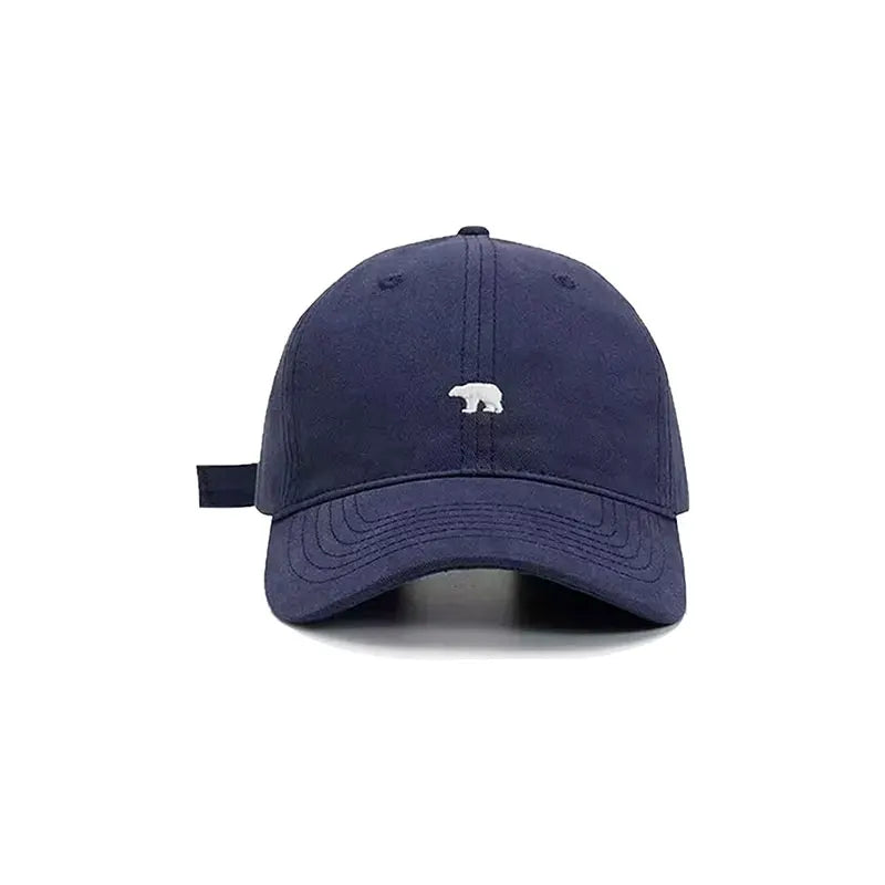 Polar Bear Embroidered Baseball Cap, Sun Protection, Stylish And Versatile For Men And Women