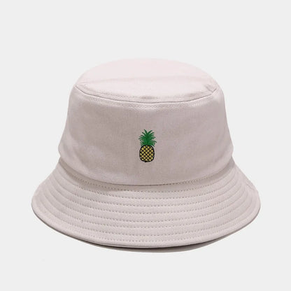 2024 Panama Bucket Hat Fruit Strawberry Embroidered Fishing Cap