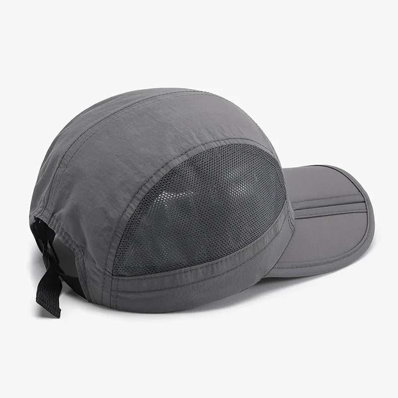 1pc Summer Foldable Sunshade Mesh Baseball Cap for Men