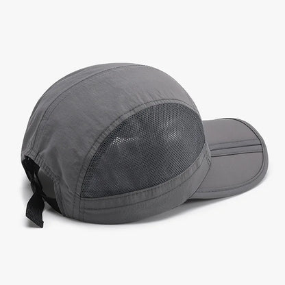 1pc Summer Foldable Sunshade Mesh Baseball Cap for Men