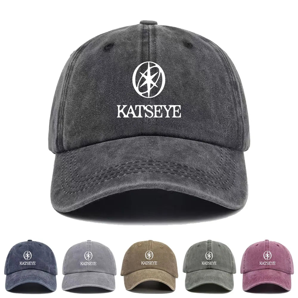 KATSEYE Baseball Cap Washed Printed Trucker Style Unisex Cotton Streetwear Korean Fashion Summer Sun Hat