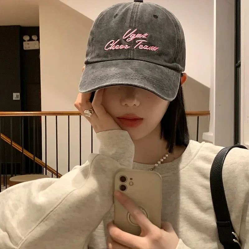 Retro Washed Cotton Baseball Caps