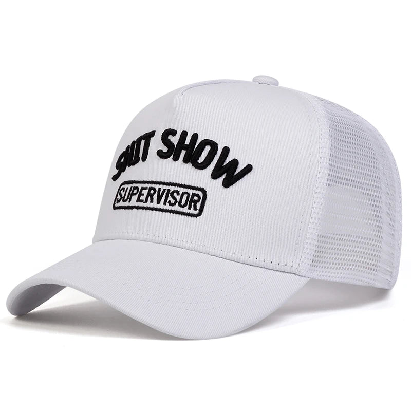 Unisex Ship Show Letter Embroidery Baseball Net Caps Spring and Summer