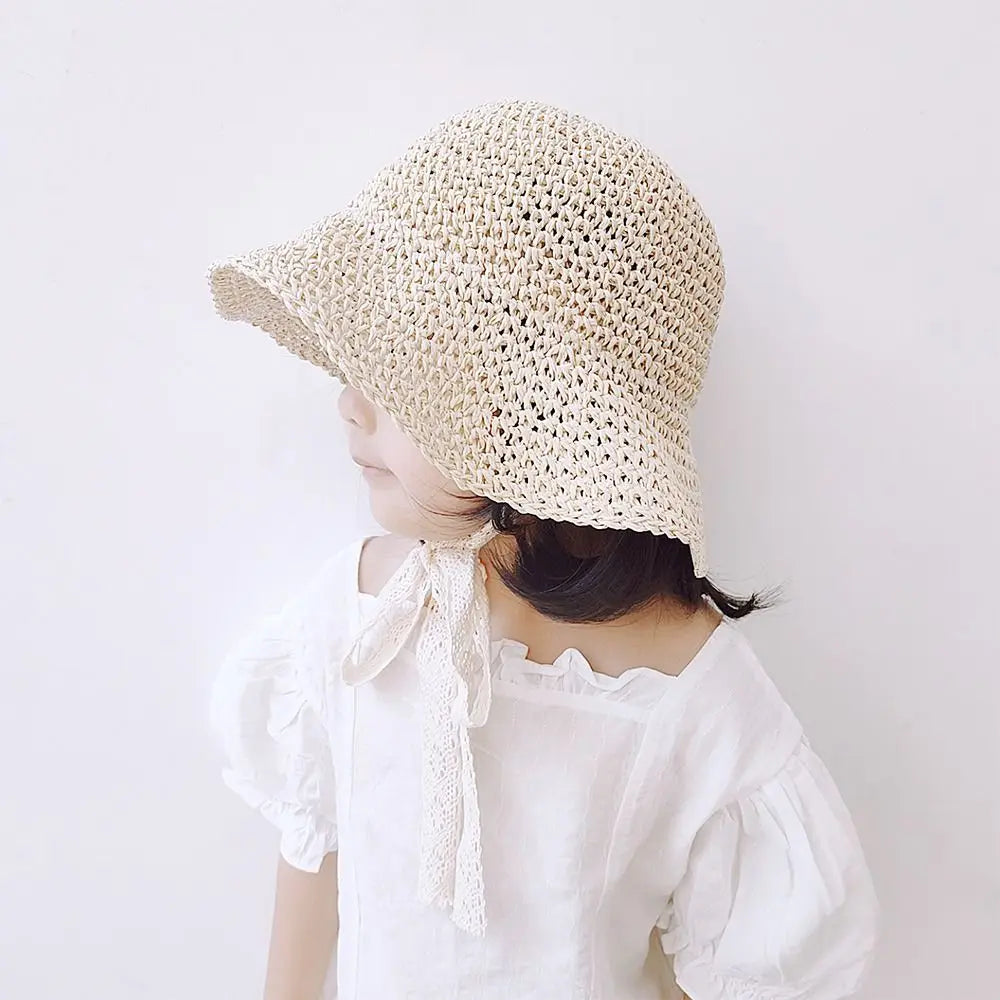 Fashion Princess Casual Beach Hat Lace Hat Panama Cap Straw Cap
