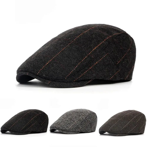 Retro Newsboy Caps Men British Painters Hats Autumn Winter Berets