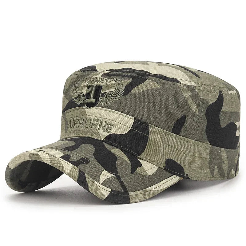 New Spring And Autumn Seasons Outdoor Camouflage Sports Flat Cap