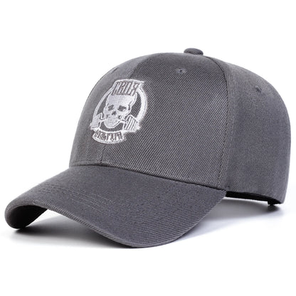 Unisex Skull Embroidery Baseball Caps Spring Autumn