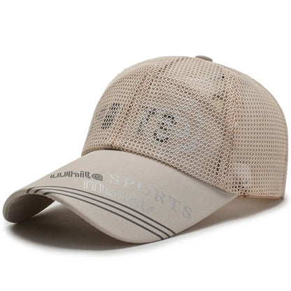Casual Wide Brim Mesh Baseball Cap