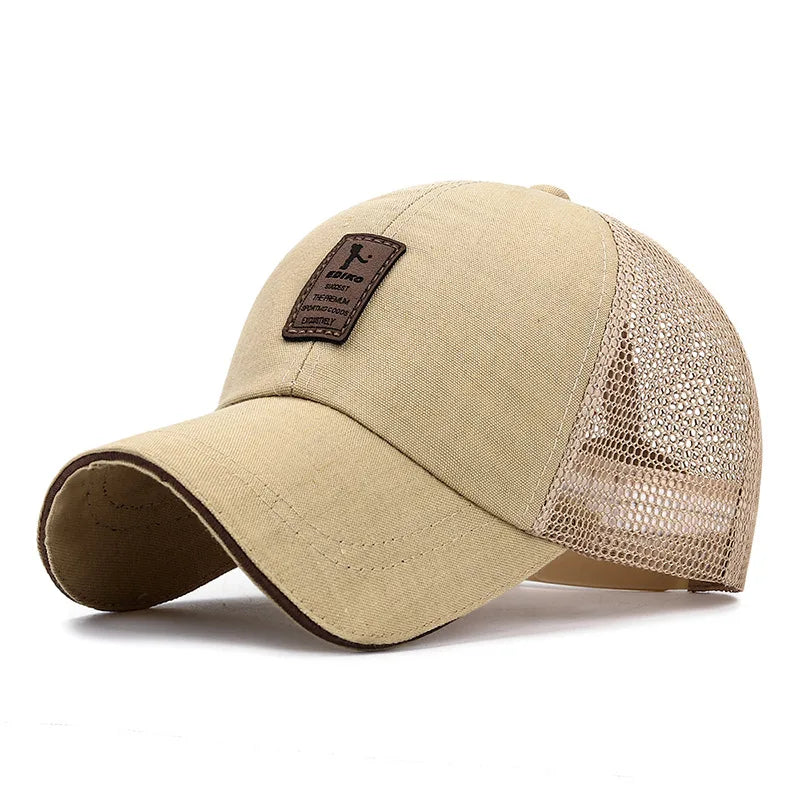 Unisex Cap Casual Plain Mesh Baseball Cap Adjustable Snapback Hats Hip Hop Trucker Cap Streetwear Dad Hat