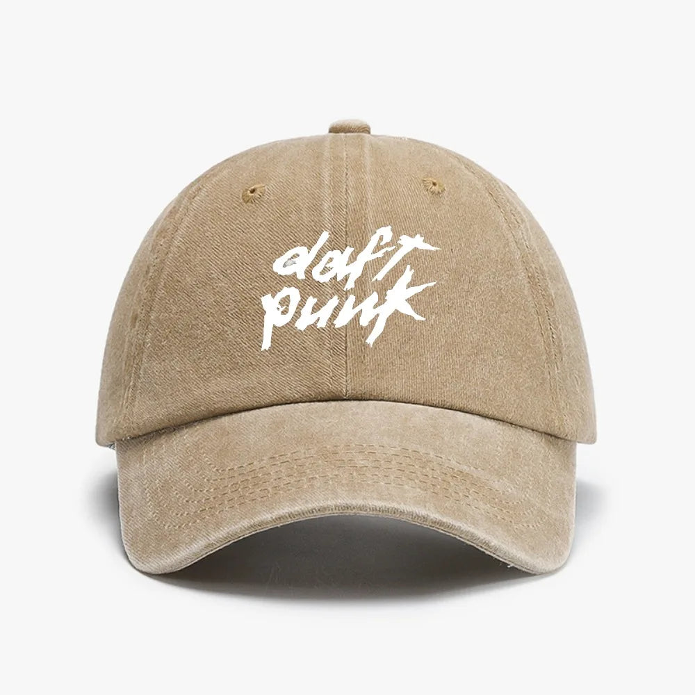 Punk Daft Vintage Banda Denim Baseball Cap