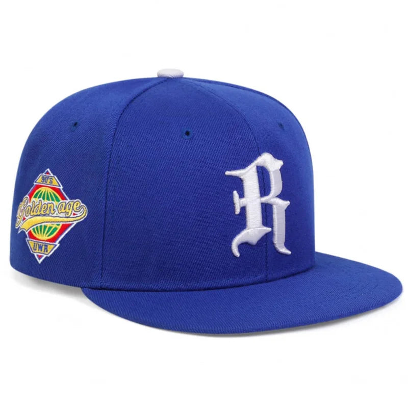 Unisex R Letter Side Planet Embroidery Hip Hop Hats Autumn Adjustable Casual Outdoor Sunscreen Hat