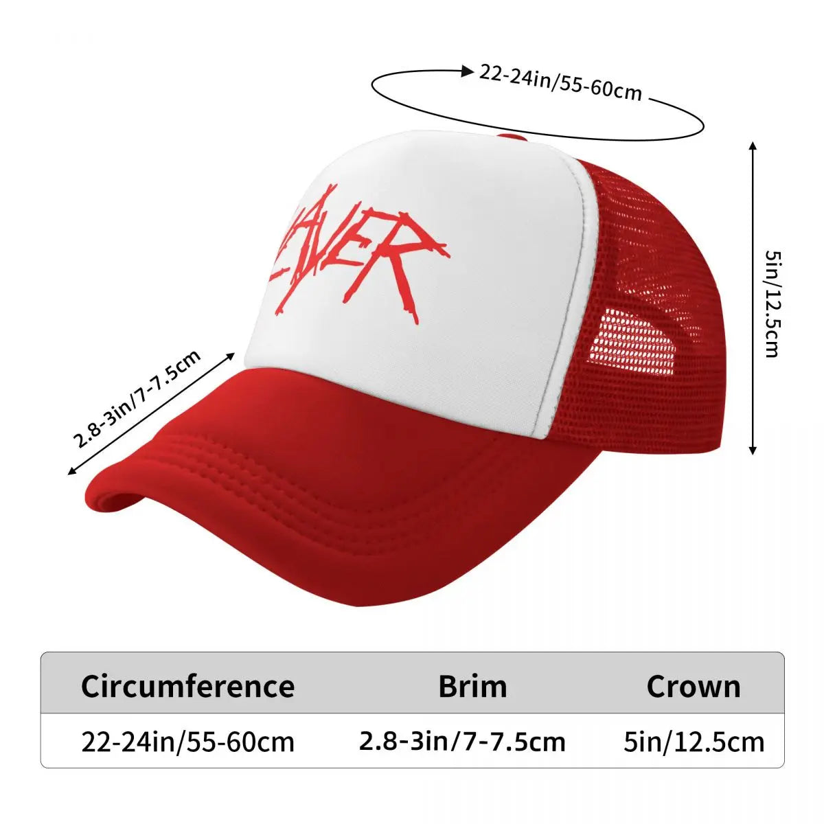 Slayers Logo Trucker Hats Men Women Fashion Dad Hat