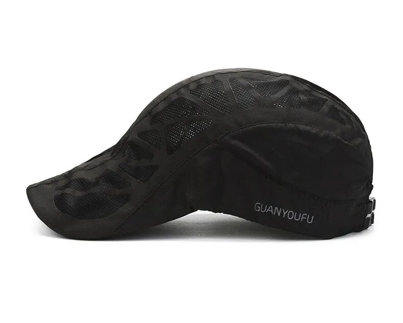 Summer Hat Men Casual Baseball Cap Fast Drying Breathable Forward Cap Outdoor Sun Protection Shade Baseball Cap