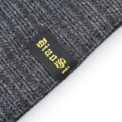 Double Lined Ribbed Slouch Beanie Hat For Men Women