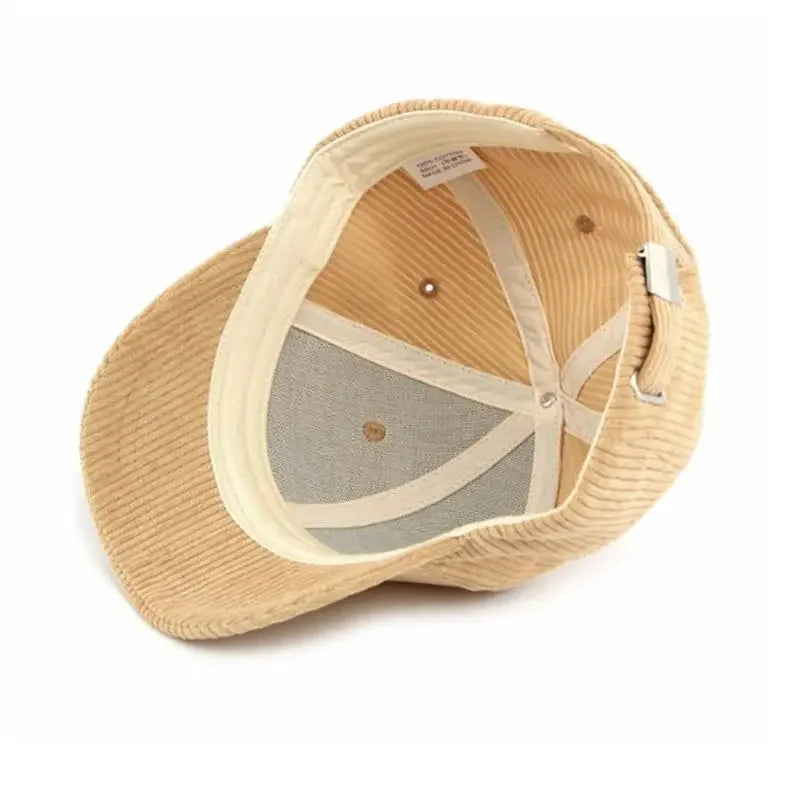 Winter Cotton Solid Casquette Warm Baseball Cap