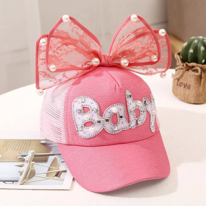 New Cartoon Children Baseball Cap Kids Girls Sun Hat Adjustable