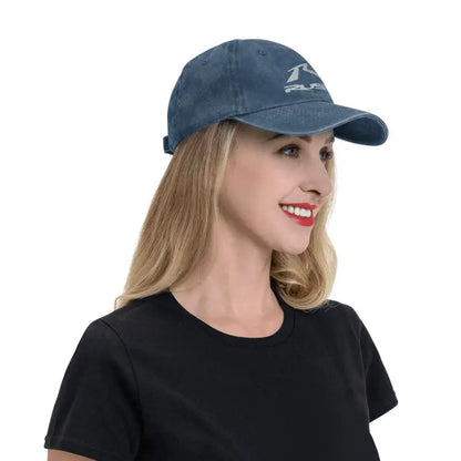 Rusty Print Baseball Caps Classic Cotton Distressed Washed Headwear for Men Women