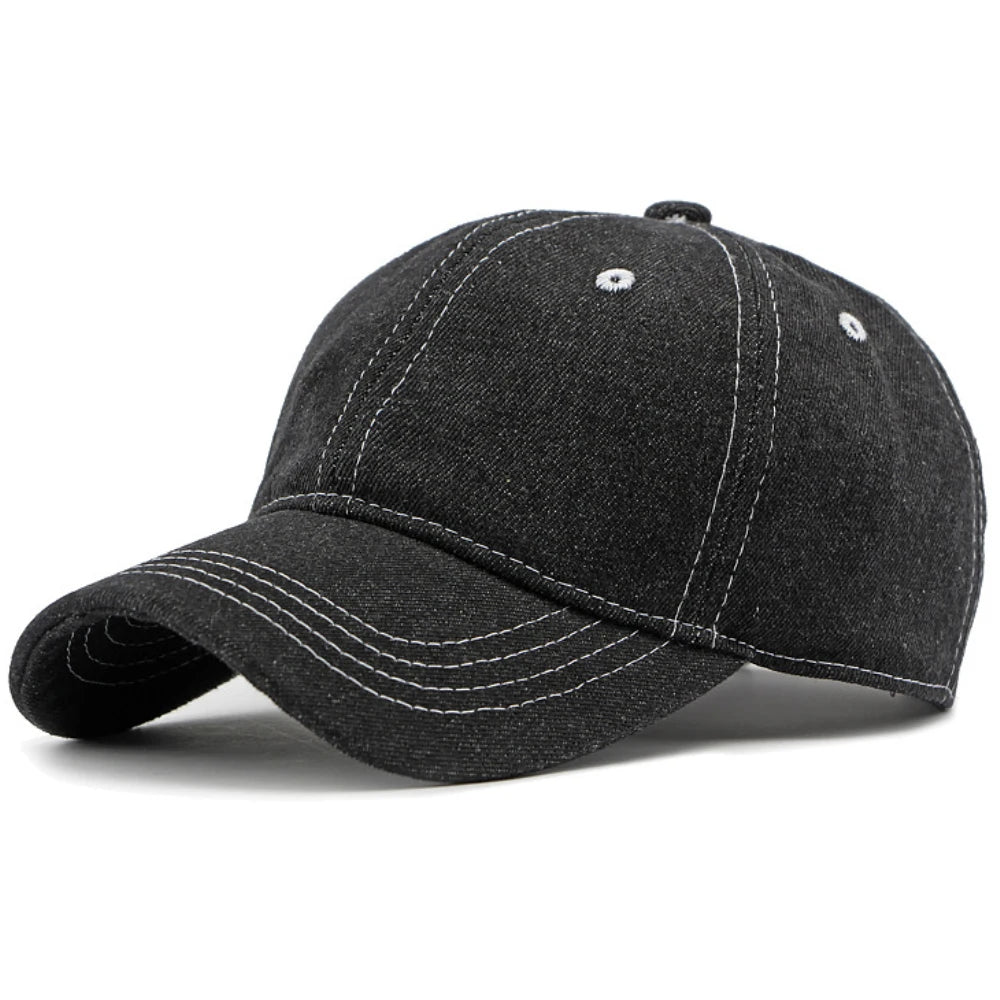 Baseball Cap Men Women Cotton Denim Baseball Hat