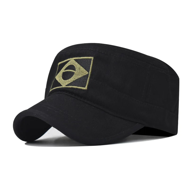 Camo Baseball Cap Men Summer Brazil Flag Sun Protection Snapback Caps Male
