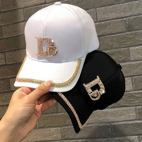 2026 Fashion Diamond D Letter Baseball Cap