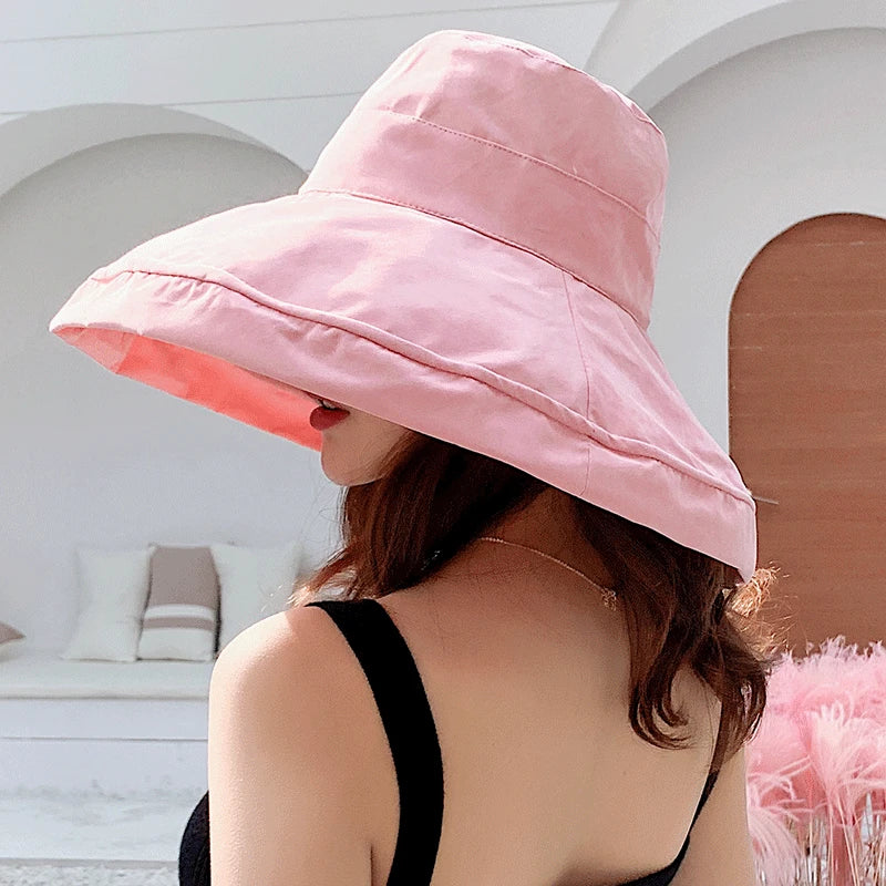 Double-Sided Fisherman Hat Sun Visor Cap