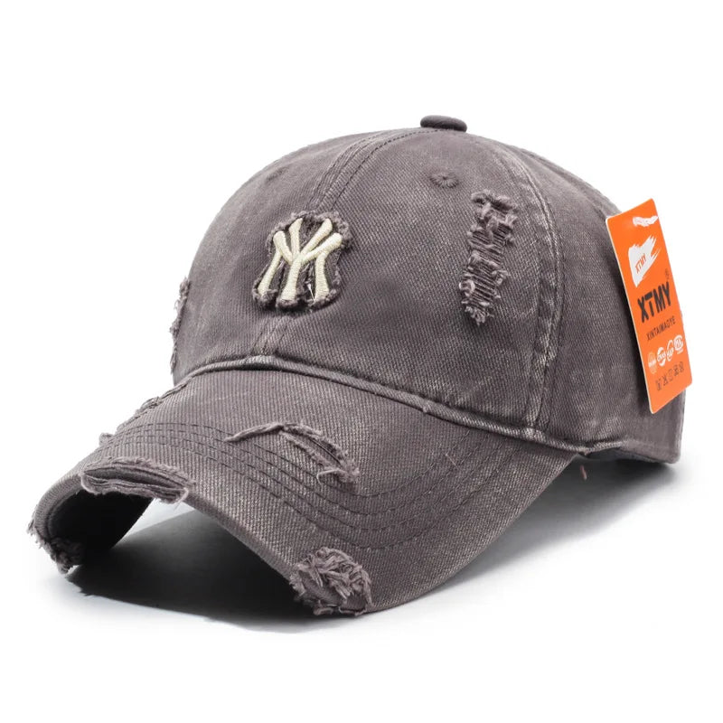 Korean Style Personalized Ripped Hat