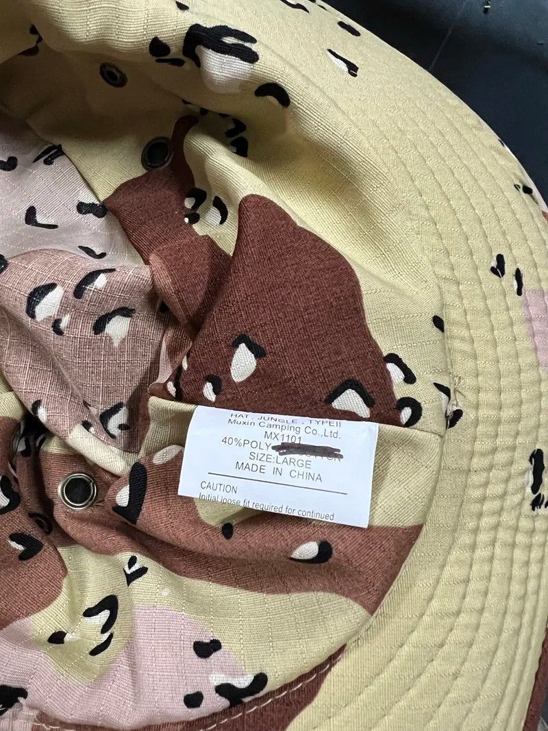 Six Color Desert Chocolate Crumbs, Six Sand Sun Protection Round Edged Mud Hat
