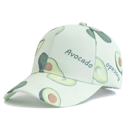 Women Fruit Printed Baseball Cap