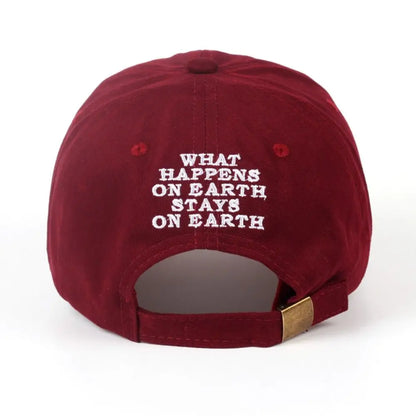 Letter DAMN Embroidery Baseball Cap Stitched Adjustable Washed Cotton Baseball Hip Hop Sunscreen Hat