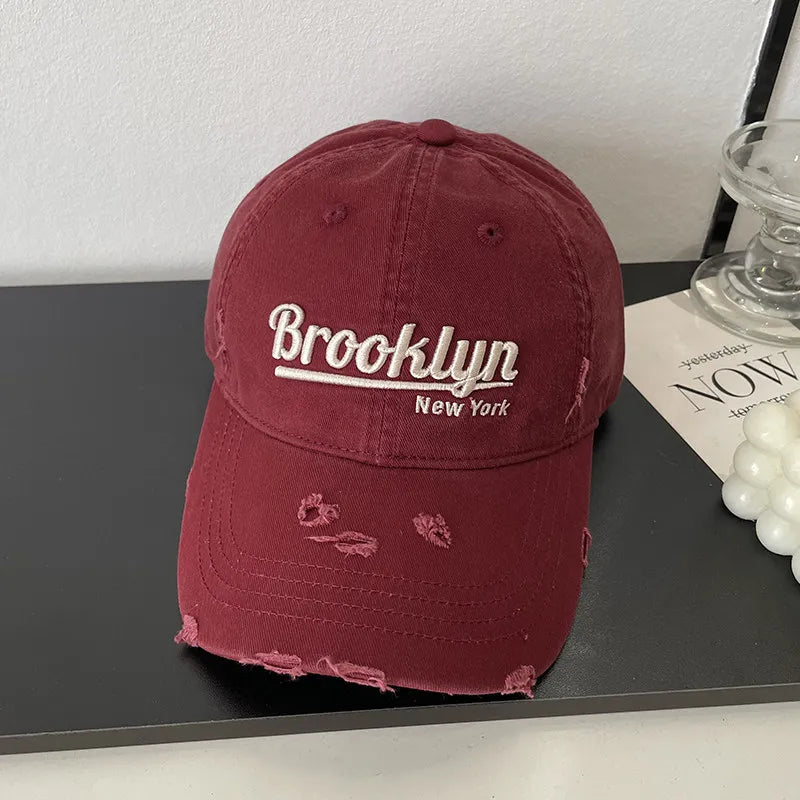 INS Style Letter Embroidered Baseball Cap