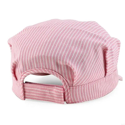 2026 New Premium Stripy Cotton Command Hat For Adult Children