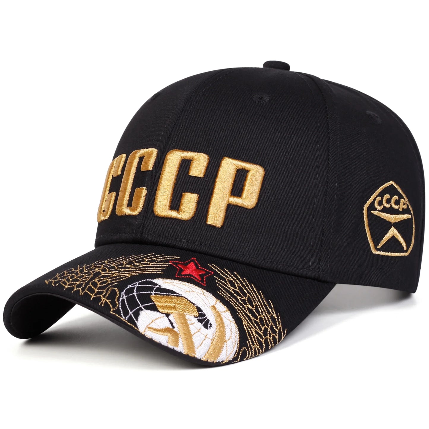 Unisex CCCP Letter Embroidery Baseball Caps Spring and Autumn