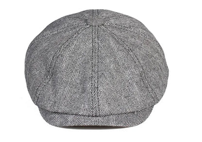 Men Street Bonnet 55% Wool Beret Sheepskin Camel/Grey Male Thin Hats