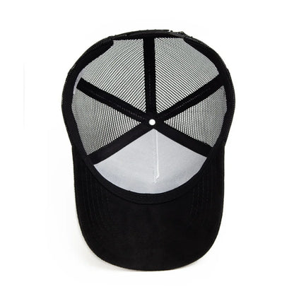 Summer Suede  Men Mesh Baseball Cap