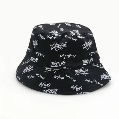Double-sided Bucket Hat for Men Women Summer Unisex Fashion Cap