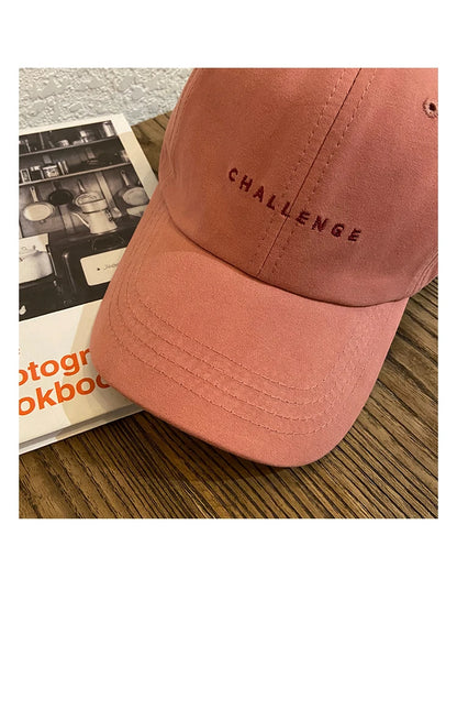 Summer Baseball Cap Women Men Letter CHALLENGE Trucker Hat Hip Hop Snapback Caps Outdoor Sun Hat