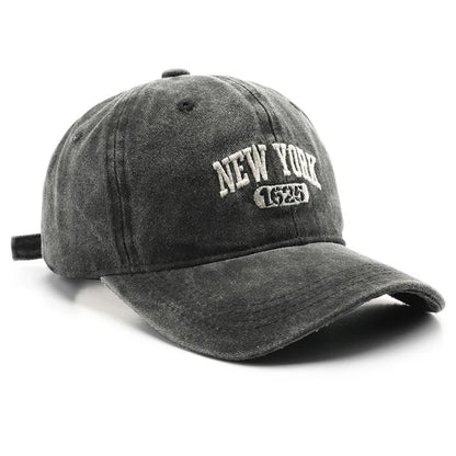 Retro New York Embroidery Baseball Hat for Men Women Vintage